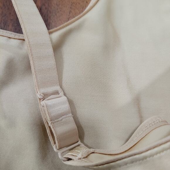 Spanx Slimplicity Open Bust Mid Thigh Bodysuit Size Large - Picture 4 of 8